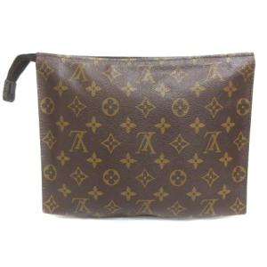 LOUIS VUITTON M47542 ヴィンテージ 82年製 モノグラム ポッシュ トワレット26 セカンドバッグ ブラウン