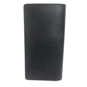 LOUIS VUITTON 20年製 エピ ポルトフォイユ ブラザ M60622 長財布 黒