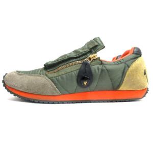 KAPITAL MA-1 HAPPY HEEL スニーカー カーキ