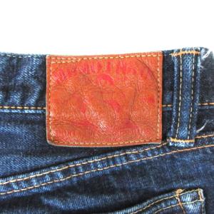桃太郎ジーンズ MOMOTARO JEANS ヴィンテージレーベル セルビッジ テーパード 0201 デニム パンツ 34 インディゴ