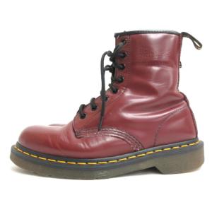 Dr.Martens 8ホール ブーツ シューズ 4 レッド 220405E 靴 RRR