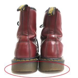 Dr.Martens 8ホール ブーツ シューズ 4 レッド 220405E 靴 RRR