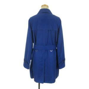 Aquascutum ロングトレンチコート 10 ブルー