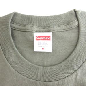 Supreme 20AW CROSS BOX LOGO TEE Tシャツ M ライトオリーブ