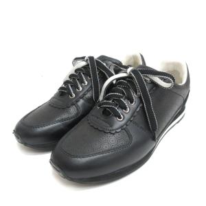 レザー スニーカー ローカット パンチング