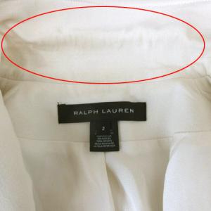 RALPH LAUREN ブラックレーベル ジャケット パンツ スーツ 2 ホワイト