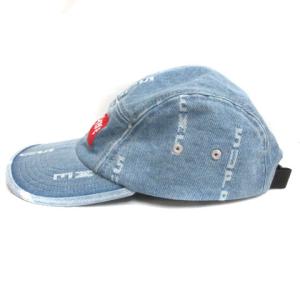 Supreme 20AW Logo Stripe Jacquard Denim Camp Cap ボックス キャップ