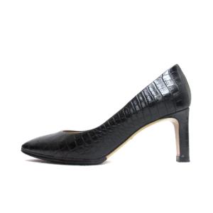 Salvatore Ferragamo パンプス ハイヒール アーモンドトゥ 型押し レザー 5 1