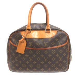 M47270 96年製 ドーヴィル モノグラム ハンドバッグ 茶