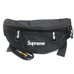 19SS CORDURA WAIST BAG BOX LOGO ウエストバッグ 黒