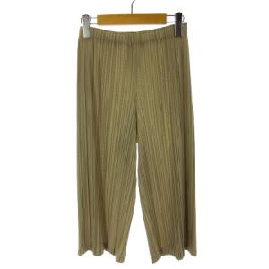 プリーツ ワイドパンツ 5 ライトベージュ