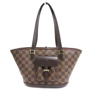 LOUIS VUITTON N51121 ダミエ マノスクPM ハンドバッグ ブラウン