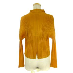 PLEATS PLEASE ISSEY MIYAKE プリーツカーディガン 3 イエロー