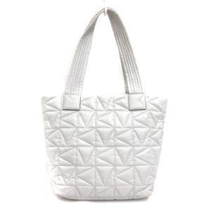 MICHAEL KORS キルティングナイロンスモールトートバッグ ライトグレー