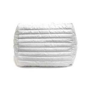 MICHAEL KORS キルティングナイロンスモールトートバッグ ライトグレー