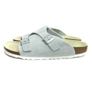 BIRKENSTOCK 1014748 ZURICH サンダル スエード 27cm ホワイト