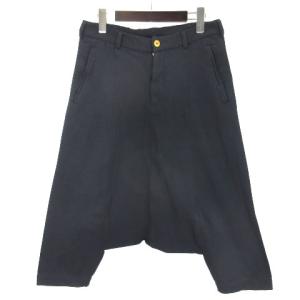 サルエル パンツ ジッパーフライ XS ネイビー RRR AA