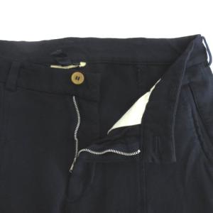 COMME des GARCONS COMME des GARCONS サルエル パンツ ジッパーフライ XS ネイビー RRR AA