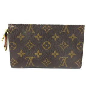 LOUIS VUITTON 98年製 バケット 付属ポーチ モノグラム SR0938 ブラウン