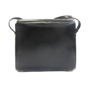 BALLY レザー ショルダーバッグ スクエア 黒 ブラック 鞄