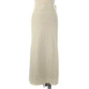 U 19AW ロング タイト スカート 36 ホワイト