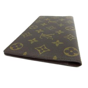 LOUIS VUITTON M62223 87年製 ヴィンテージ モノグラム ポルトシェキエダブル 長財布 ブラウン 