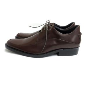 KENZO ビジネスシューズ ドレスシューズ 革靴 レザー レースアップ 25.5cm ブラウン