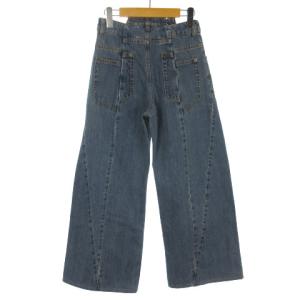 Maison Margiela 1 22SS ワイドレッグ デニムパンツ ハイウエスト 38 ブルー