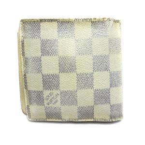LOUIS VUITTON N60018 ダミエ ポルトフォイユ マルコ 財布 二つ折り アズール