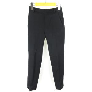 近年モデル パンツ スラックス ストレッチ 28 ブラック