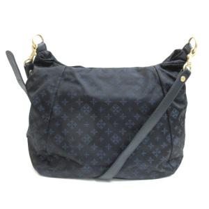 russet ナイロン ショルダーバッグ モノグラム柄 ネイビー 220701E