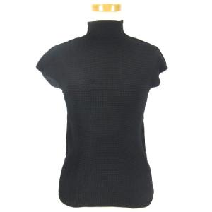 me ISSEY MIYAKE アンサンブル カットソー カーディガン ハイネック ブラック