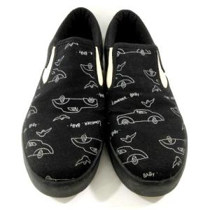 adidas ×マークゴンザレス スケートボーディング GONZ SLIP ON 538676 スニーカー 総柄