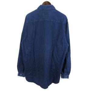 ARMANI JEANS デニム シャツ 長袖 L ブルー AA SM0