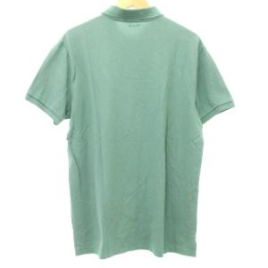 POLO RALPH LAUREN 国内正規 ポロシャツ 半袖 鹿の子 ホース刺繍 カスタムスリムフィット LG 緑 ミントグリーン SM0