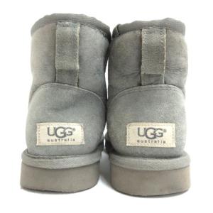 UGG australia クラシックミニ ムートン ショート ブーツ 24cm グレー