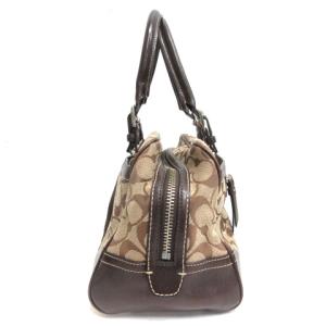 COACH 8K13 シグネチャー ハンドバッグ ブラウン 220826EE