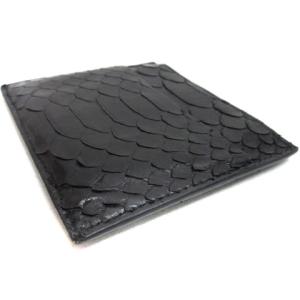 Rick Owens 21SS パイソンレザー カードケース 財布 RA21S0702 ブラック