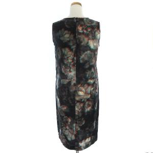 Martin Margiela 1 S51CT0551 ワンピース ひざ丈 ノースリーブ 花柄 40 ブラック