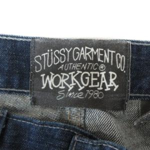 STUSSY GARMENT CO. デニム パンツ ジーンズ 34 インディゴ 220701E