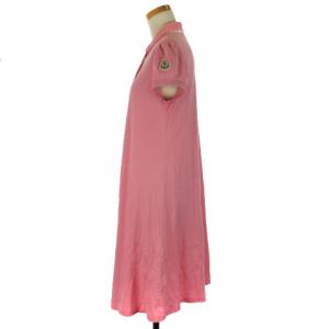 MONCLER ポロシャツ ワンピース ひざ丈 半袖 COMM2008 2583 M ピンク RRR