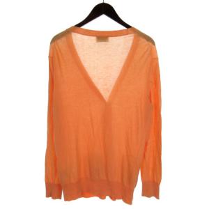 Acne Studios ニット カーディガン 長袖 Vネック XS オレンジ RRR