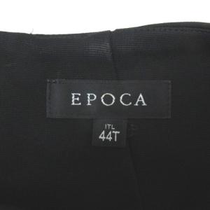 EPOCA ワンピース ノースリーブ ミディ丈 ブラック