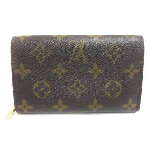 LOUIS VUITTON 99年製 M61730 ポルトモネ ビエ トレゾール モノグラム 二つ折り財布 ブラウン