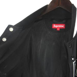 Supreme 15SS Mesh Varsity Jacket ジャケット S ブラック