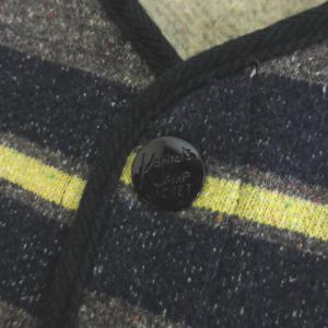 KAPITAL ボーダー ベスト ジレ S ネイビー