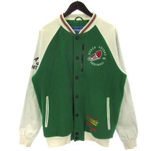 Varsity Jacket スタジャン ブルゾン ジャケット ウール X31919 M グリーン