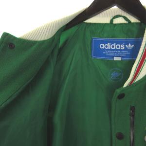 adidas Originals Varsity Jacket スタジャン ブルゾン ジャケット ウール X31919 M グリーン