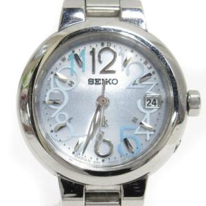 LUKIA ルキア 腕時計 ソーラー 電波 1B22‐0AK0 文字盤ブルー シルバー