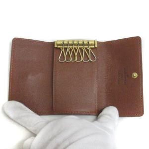 LOUIS VUITTON モノグラム ミュルティクレ6 6連キーケース M62630 茶 ブラウン